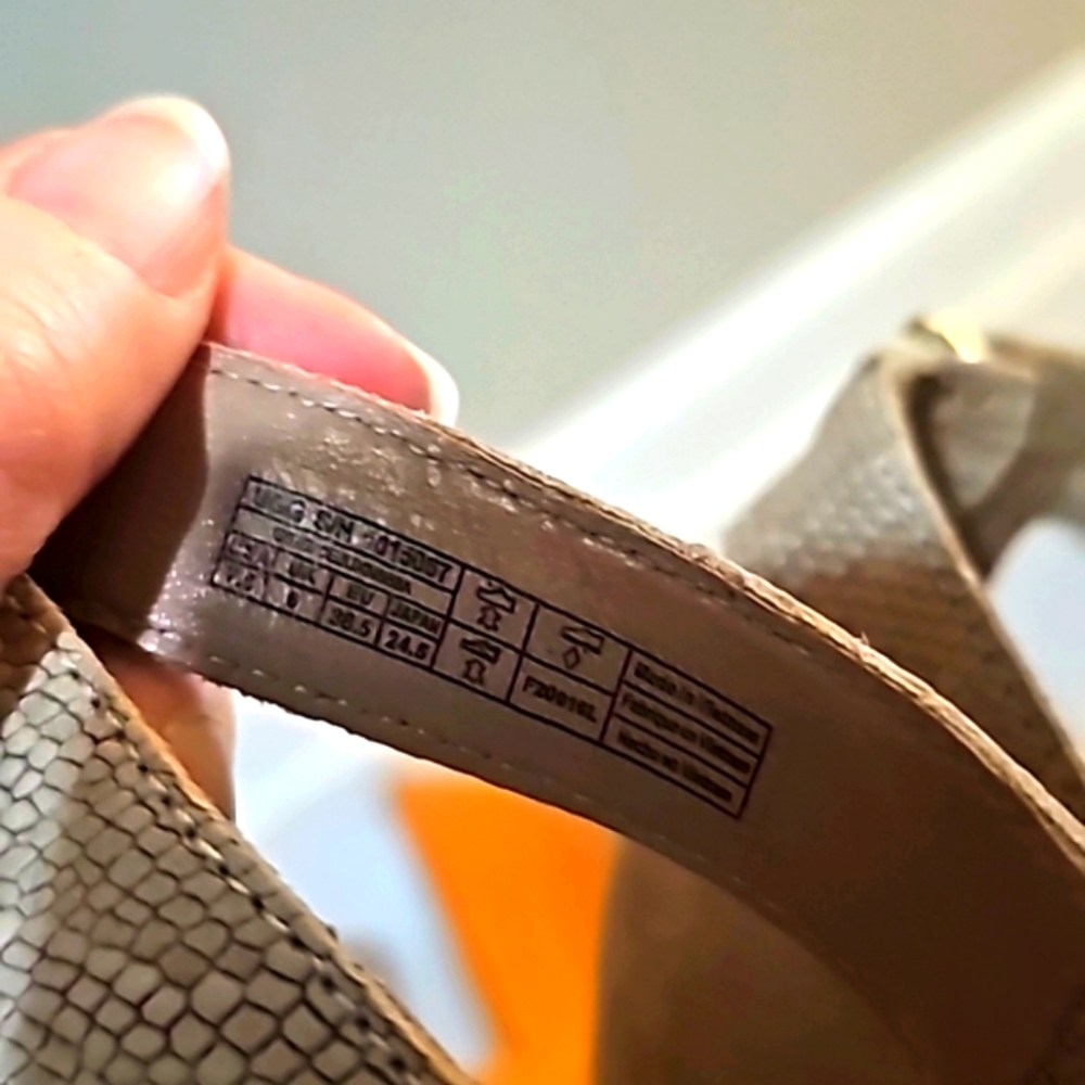 UGG Snakeskin Lace-up Wedge - Picture 6 of 10